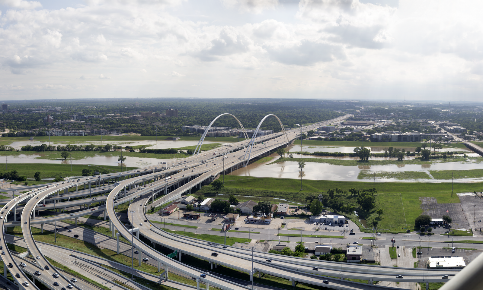 Margaret McDermott Bridge in Dallas Texas May of 2024